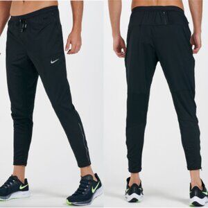 Nike Men's Black Phenom Elite Knit Running Pants, XL